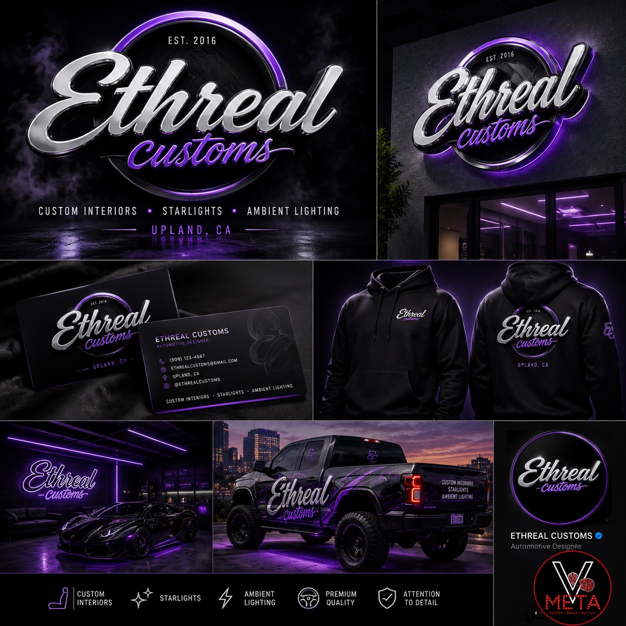 Ethreal Customs portfolio project