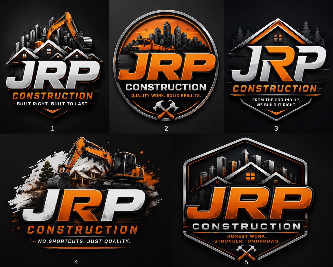 JRP Construction portfolio project