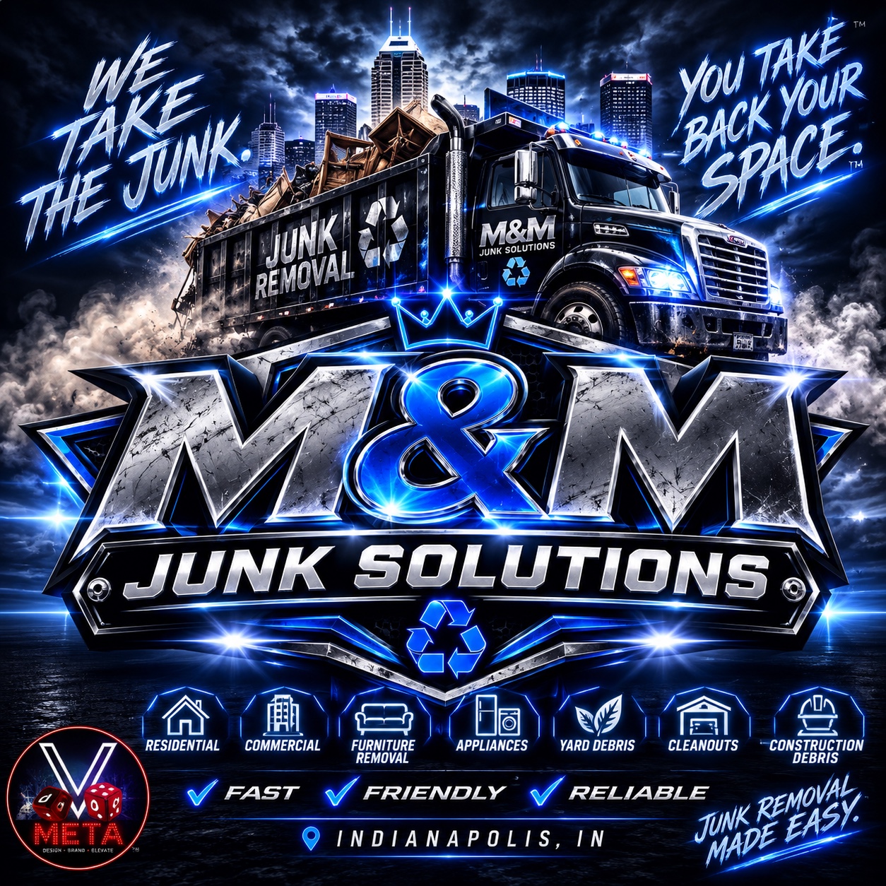 M&M Junk Solutions portfolio project